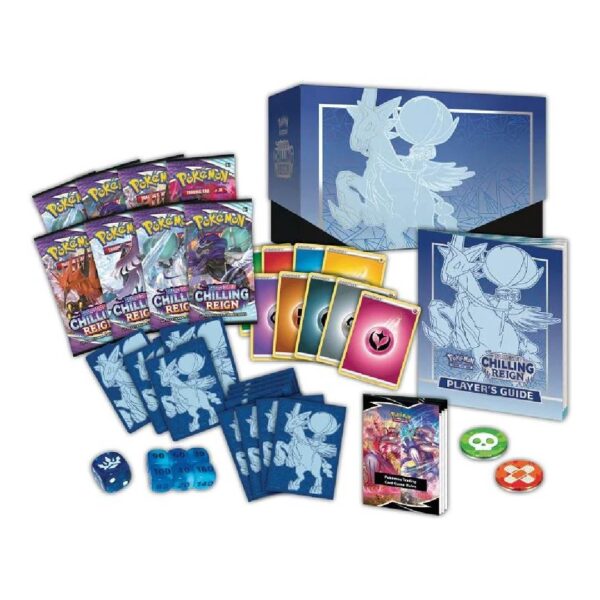 Pokémon Sword and Shield Chilling Reign: Elite Trainer Box Ice Rider Content