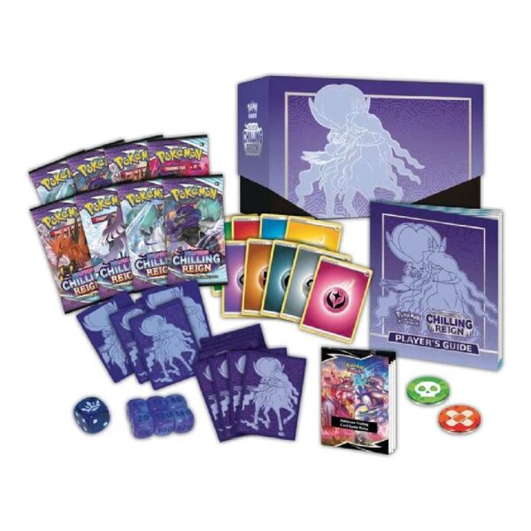 Pokémon Sword and Shield Chilling Reign: Elite Trainer Box Shadow Rider Content