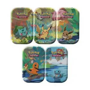 Pokémon Kanto Friends Mini Tins