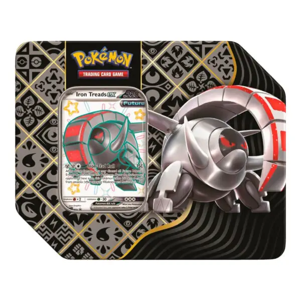 Pokémon TCG: Paldean Fates Tin XL (Irons Treads ex)