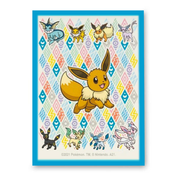 Eevee prismatic sleeves with blue border