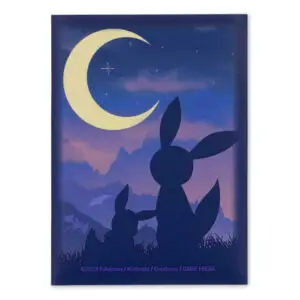 Eevee & Umbreon Twilight Card Sleeves Under a Starry Sky Eevee and Umbreon