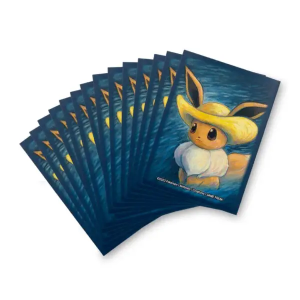 Pokémon Center Sleeves: Eevee Inspired by Self-Portrait with Straw Hat - Image 2