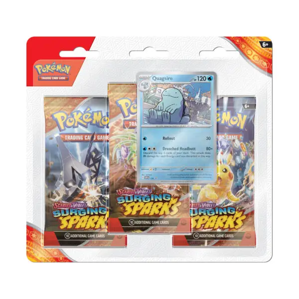 Surging Sparks 3-Pack Blister (Quagsire Promo)