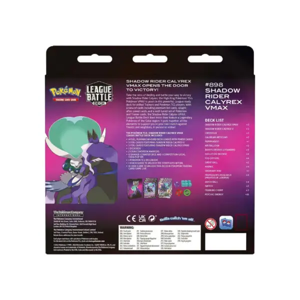 Pokémon League Battle Deck: Shadow Rider Calyrex VMAX - Image 2