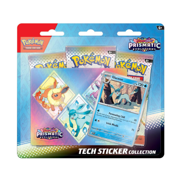 Prismatic Evolutions Tech Sticker Collection