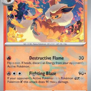 Flareon Pokeball Holo Prismatic Evolutions #013 (xPRE013)