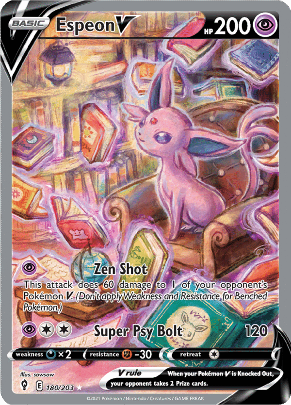 Espeon V Evolving Skies #180 (EVS180)