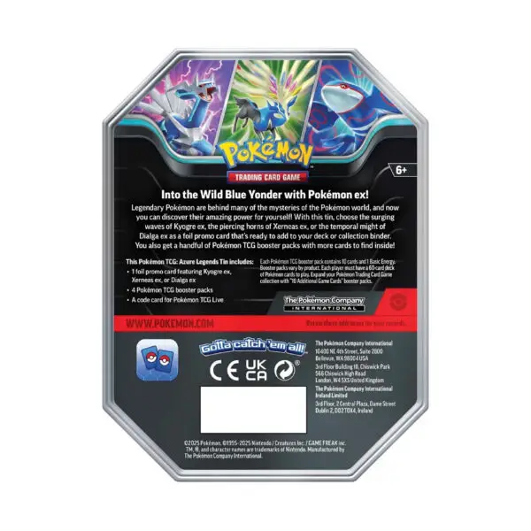 Pokémon TCG: Azure Legends Dialga Tin - Image 2