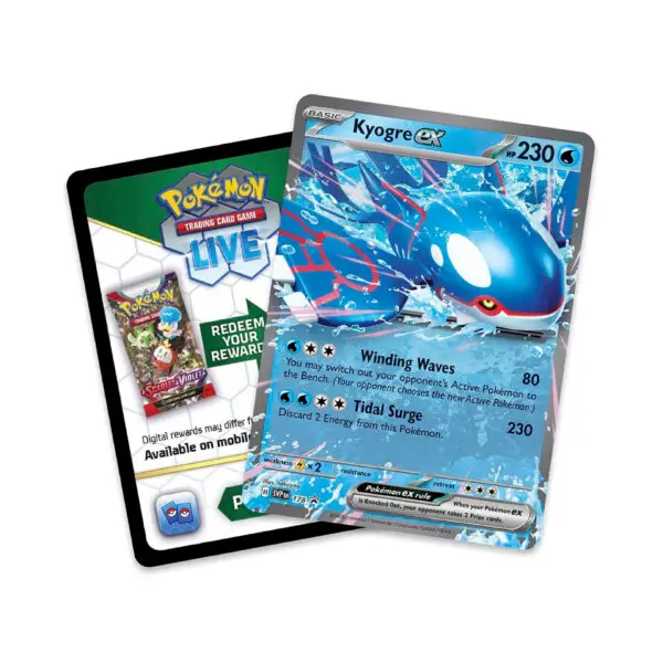 Pokémon TCG: Azure Legends Kyogre Tin - Image 3
