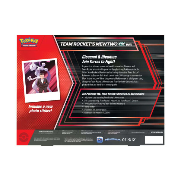 Team Rocket’s Mewtwo ex Box  - Image 2