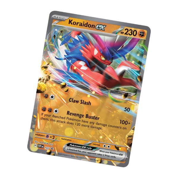 Pokémon TCG: Slashing Legends Koraidon Tin - Image 2