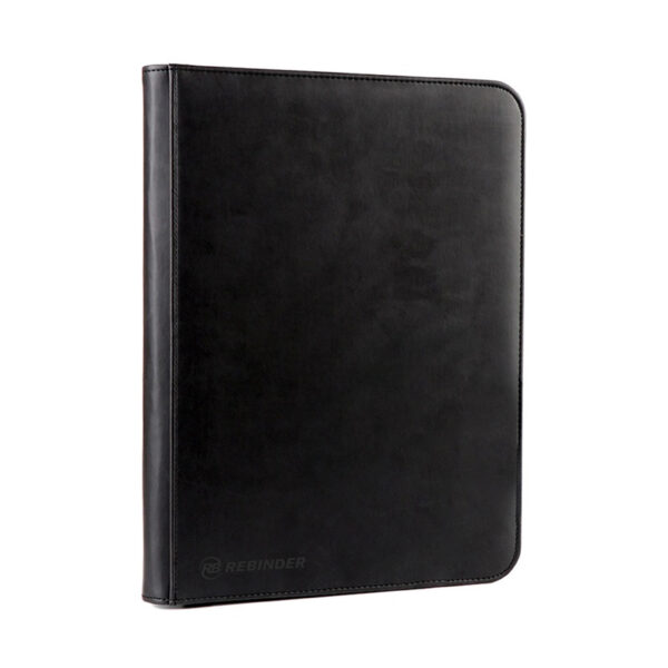 binder rebinder 9 page toploader binder black