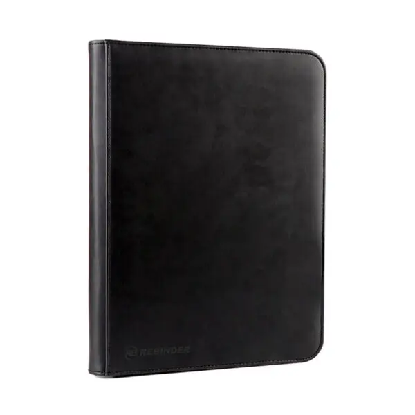 binder rebinder 9 page toploader binder black