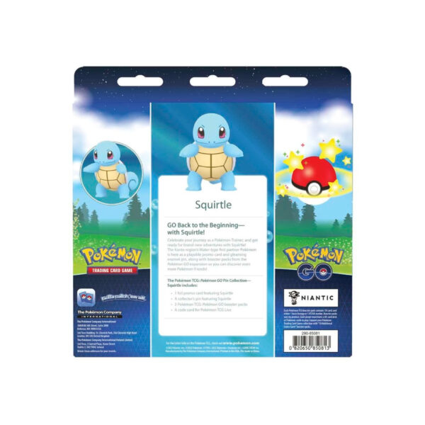Pokémon TCG: Pokémon GO Pin Collection (Squirtle) - Image 5