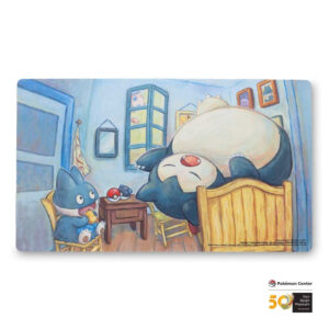 Pokémon Center Playmat: Pokémon Center × Van Gogh Museum: Munchlax & Snorlax Inspired by The Bedroom