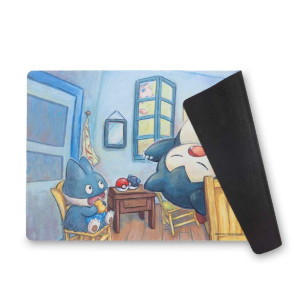 Pokémon Center Playmat: Pokémon Center × Van Gogh Museum: Munchlax & Snorlax Inspired by The Bedroom - Image 2
