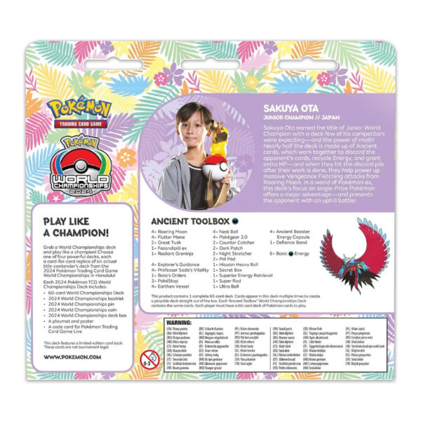 Pokémon TCG: 2024 World Championship Deck (Ancient Toolbox) - Image 7