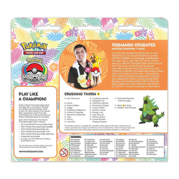 Pokémon TCG: 2024 World Championship Deck (Crushing Thorn) - Image 2