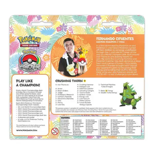 Pokémon TCG: 2024 World Championship Deck (Crushing Thorn) - Image 2