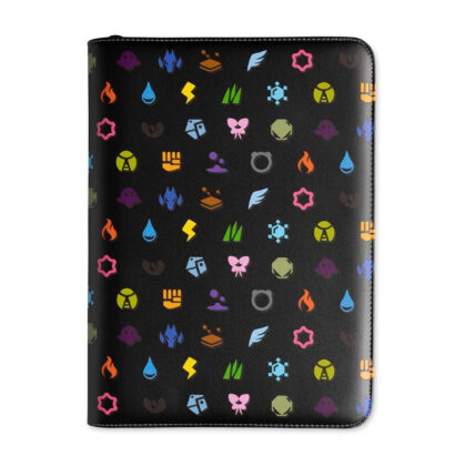 Elemental Types Zip Binder