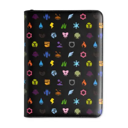 Elemental Types Zip Binder