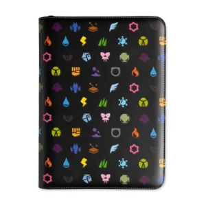 Elemental Types Zip Binder