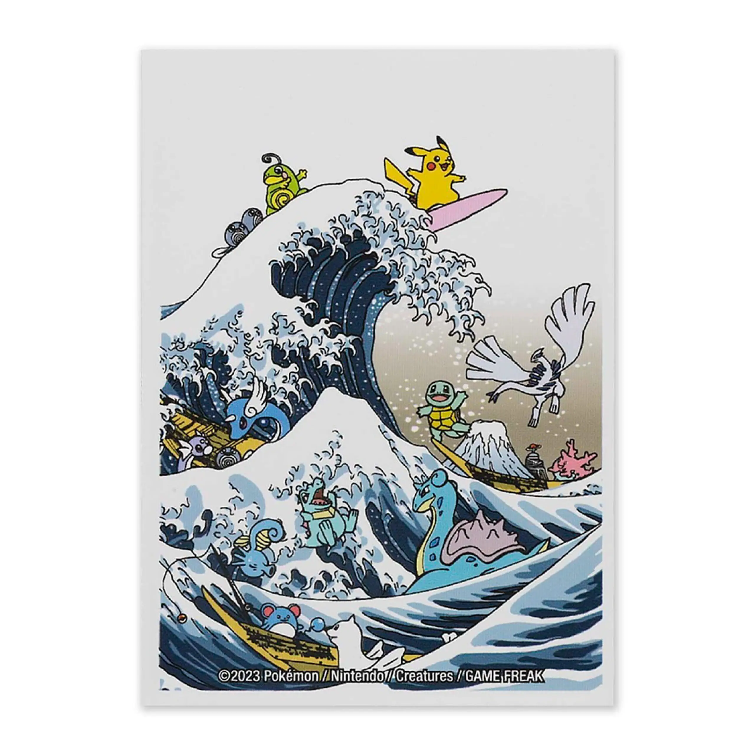 Pokémon Center Sleeves: Great Wave Pikachu & Friends