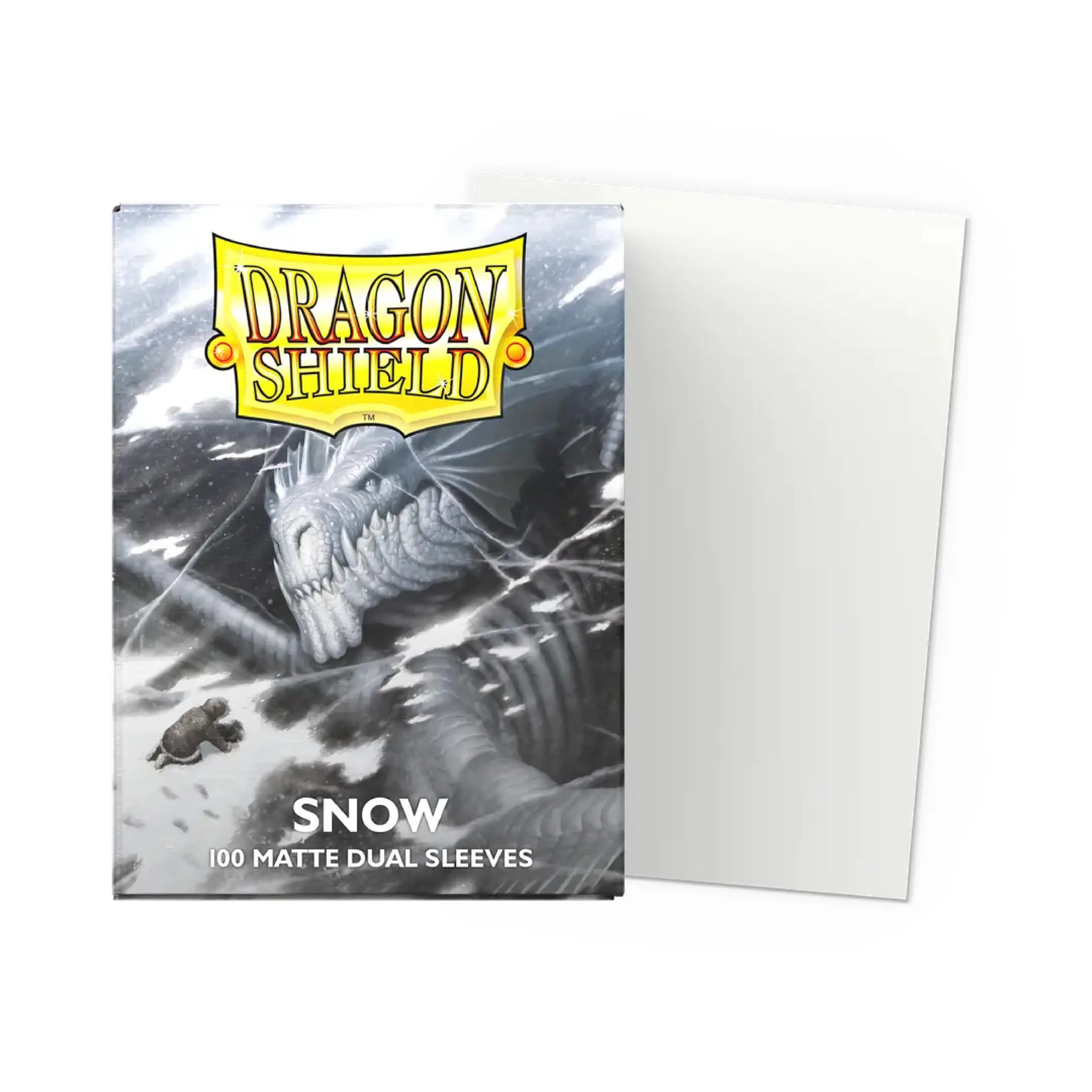 Dragon Shield Dual Matte Sleeves - (Snow)