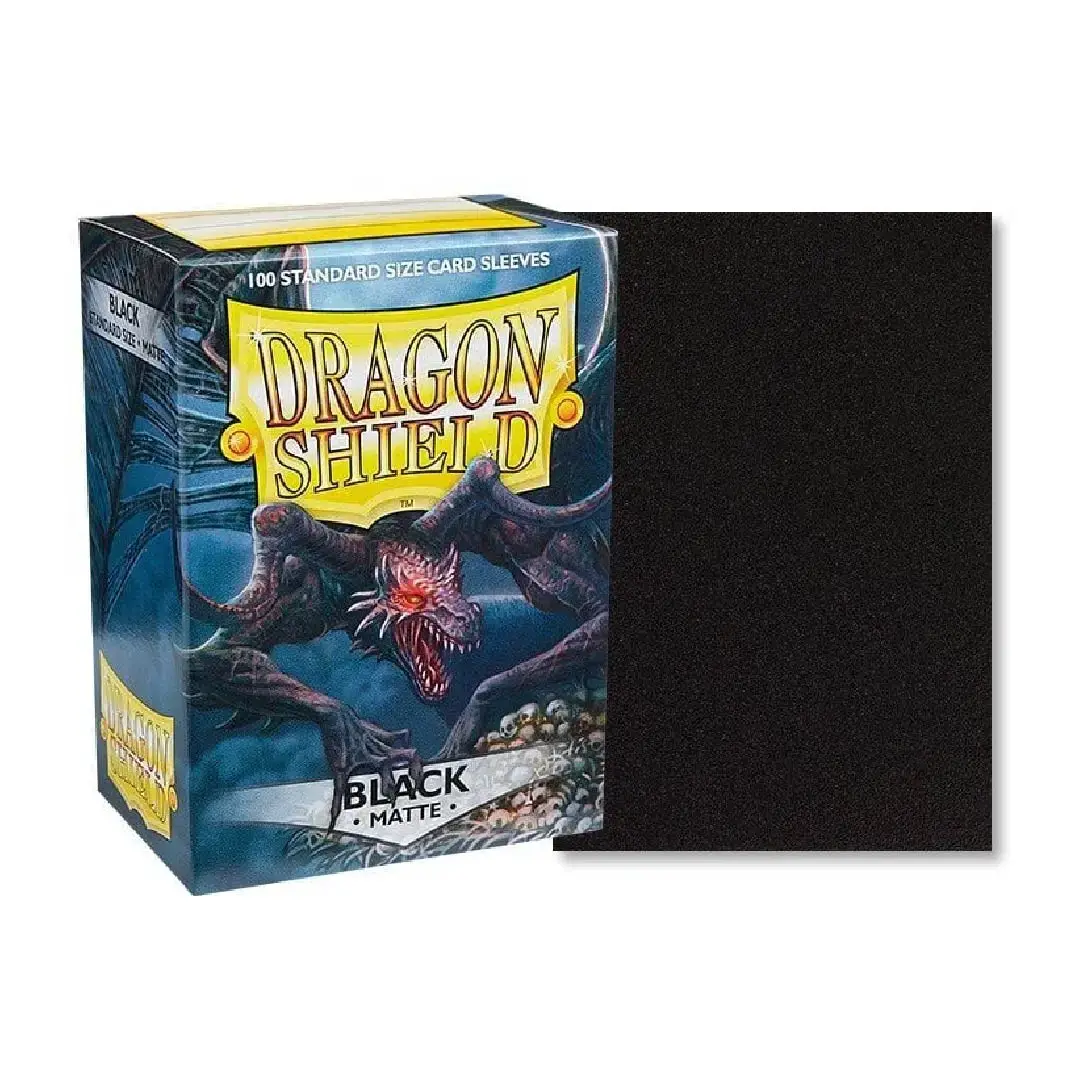 Dragon Shield Matte Sleeves - (Black)
