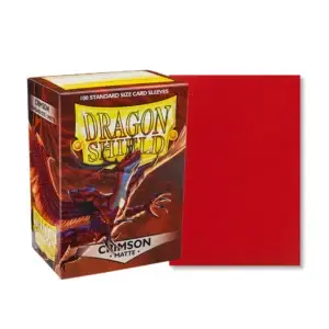 Dragon Shield Matte Sleeves - (Crimson)