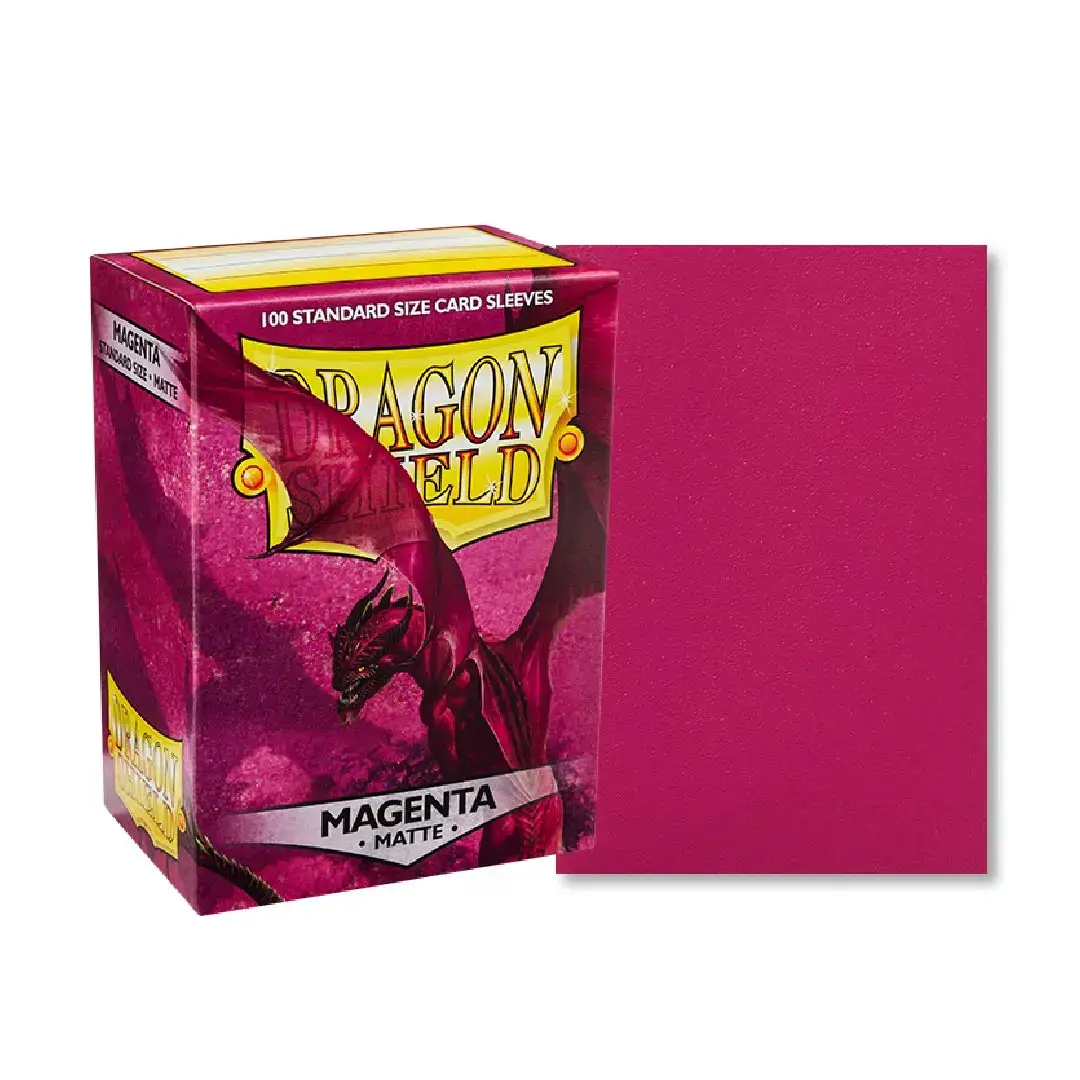 Dragon Shield Matte Sleeves - (Magenta)