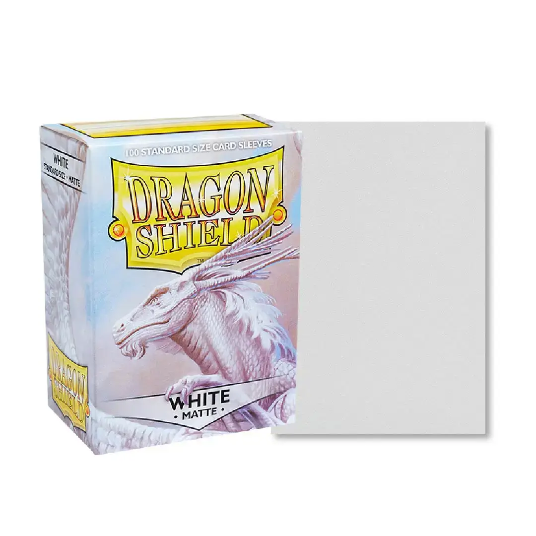 Dragon Shield Matte Sleeves - (White)