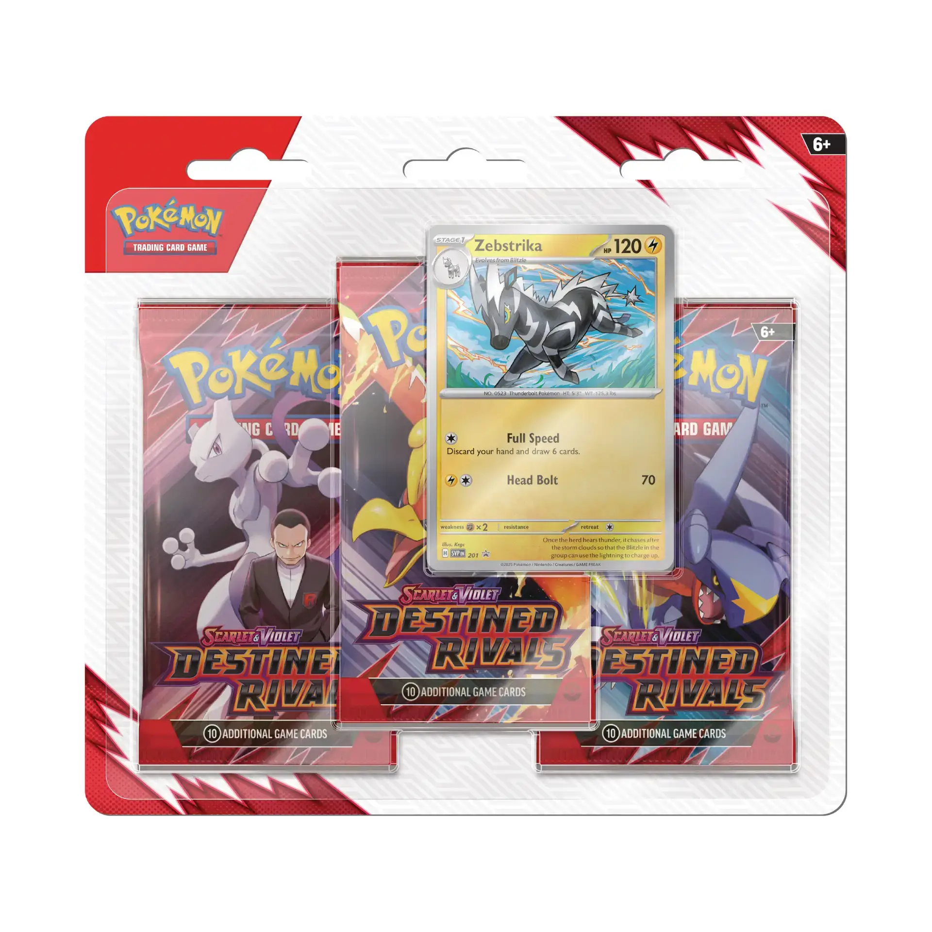 Destined Rivals 3-Pack Blister (Zebstrika Promo)