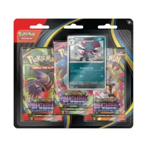 Phantasmal Flames 3-Pack Blister (Weavile Promo)