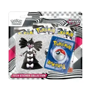 White Flare Tech Sticker Collection