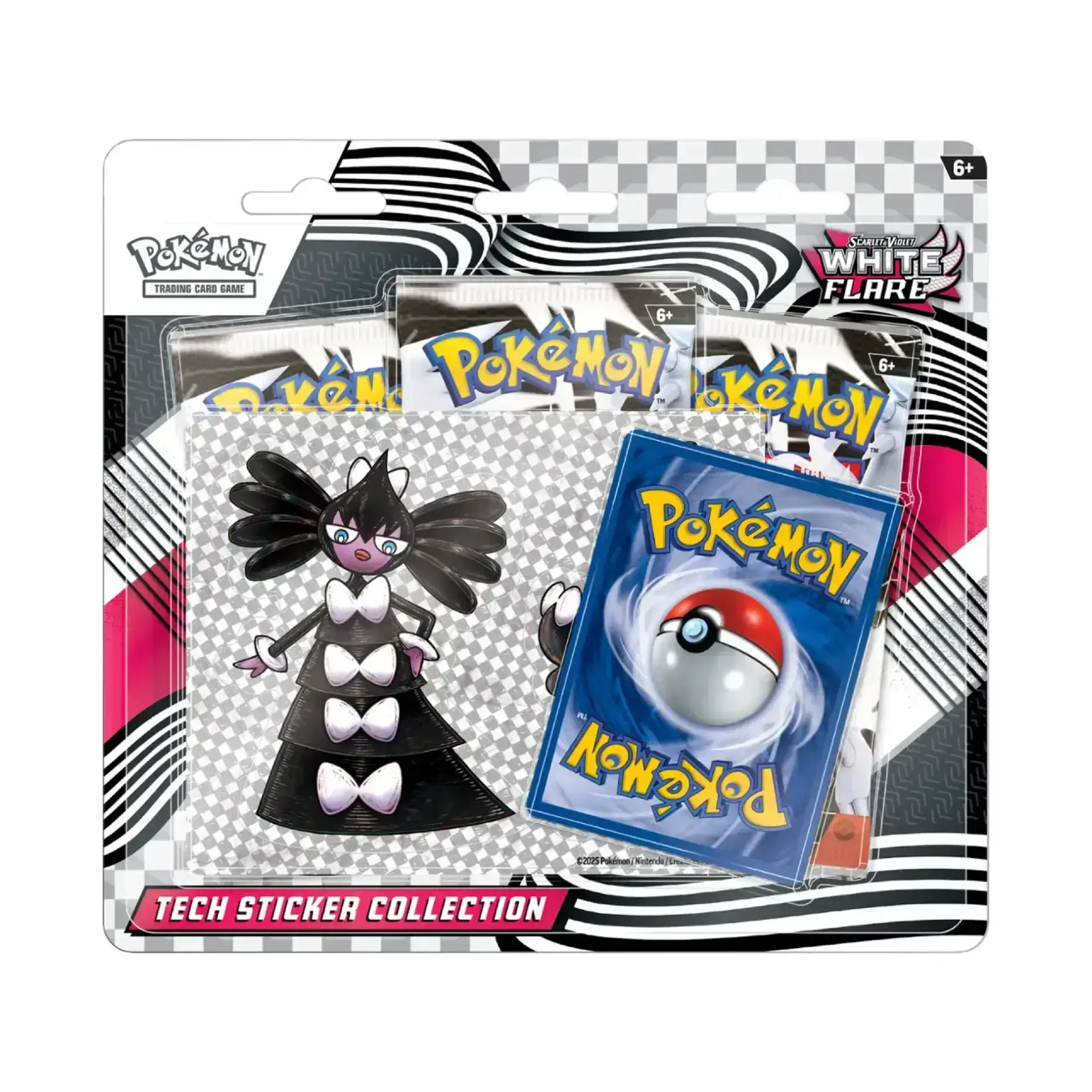 White Flare Tech Sticker Collection