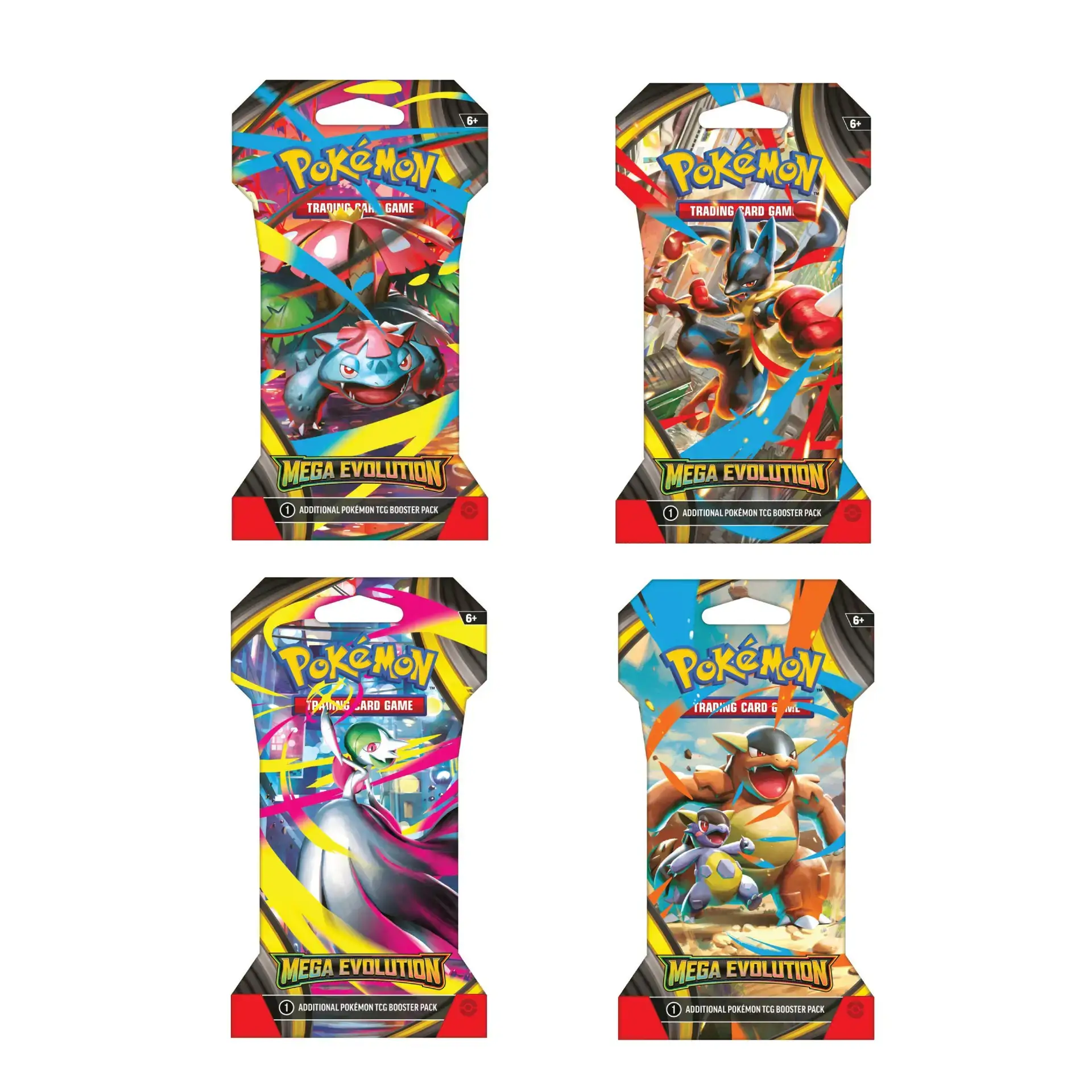 Mega Evolution Sleeved Booster Art Set