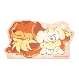 Pokémon Center Playmat: Fidough & Dachsbun Die-Cut