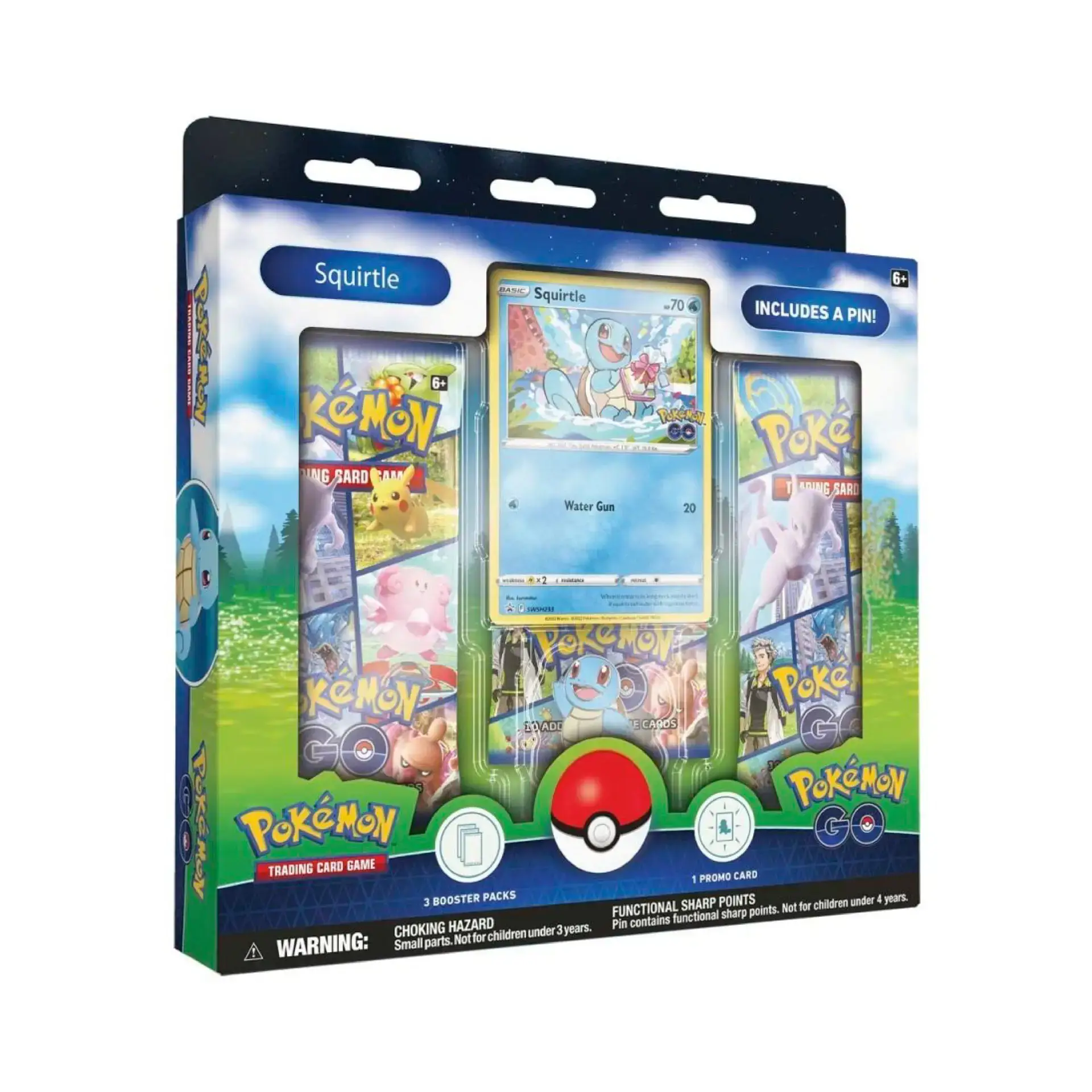 Pokémon TCG: Pokémon GO Pin Collection (Squirtle)