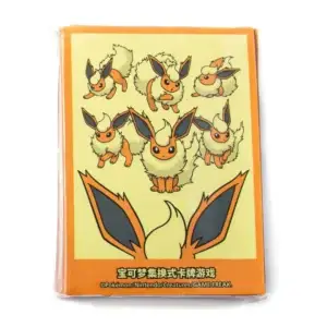 Pokemon Card Sleeves: Chinese Flareon Sleeves