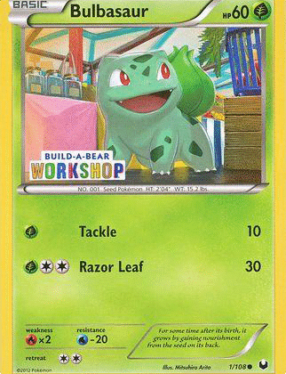 Bulbasaur (DEX 1) (Build A Bear Stamp)