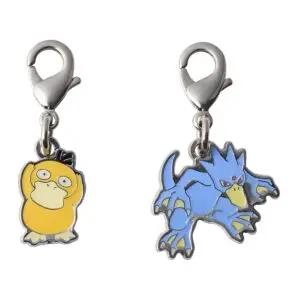 Psyduck and Golduck Metal Charm