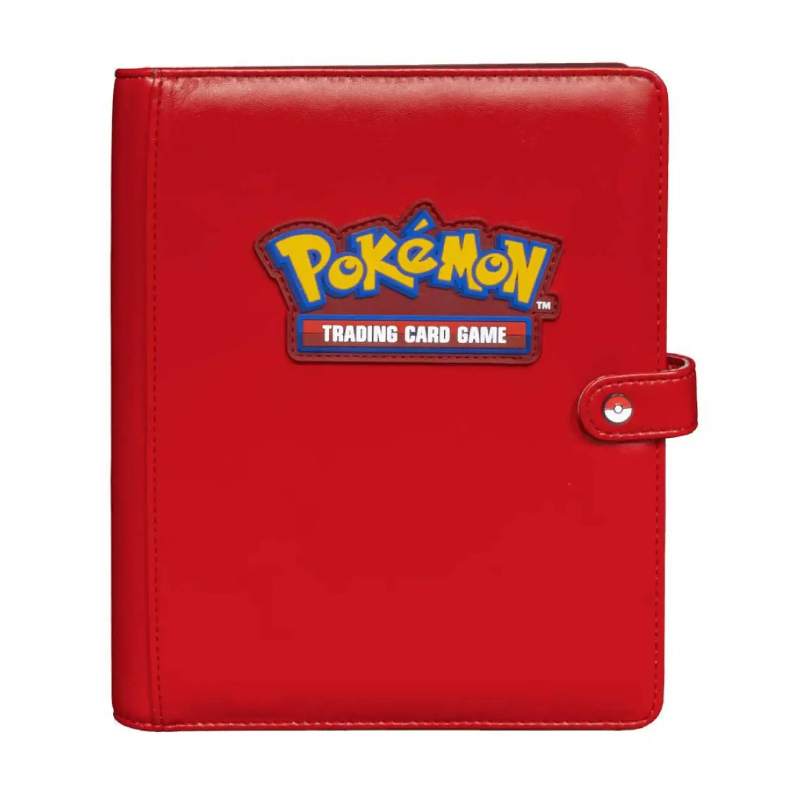 Premium Red 4-Pocket Snap Binder for Pokémon