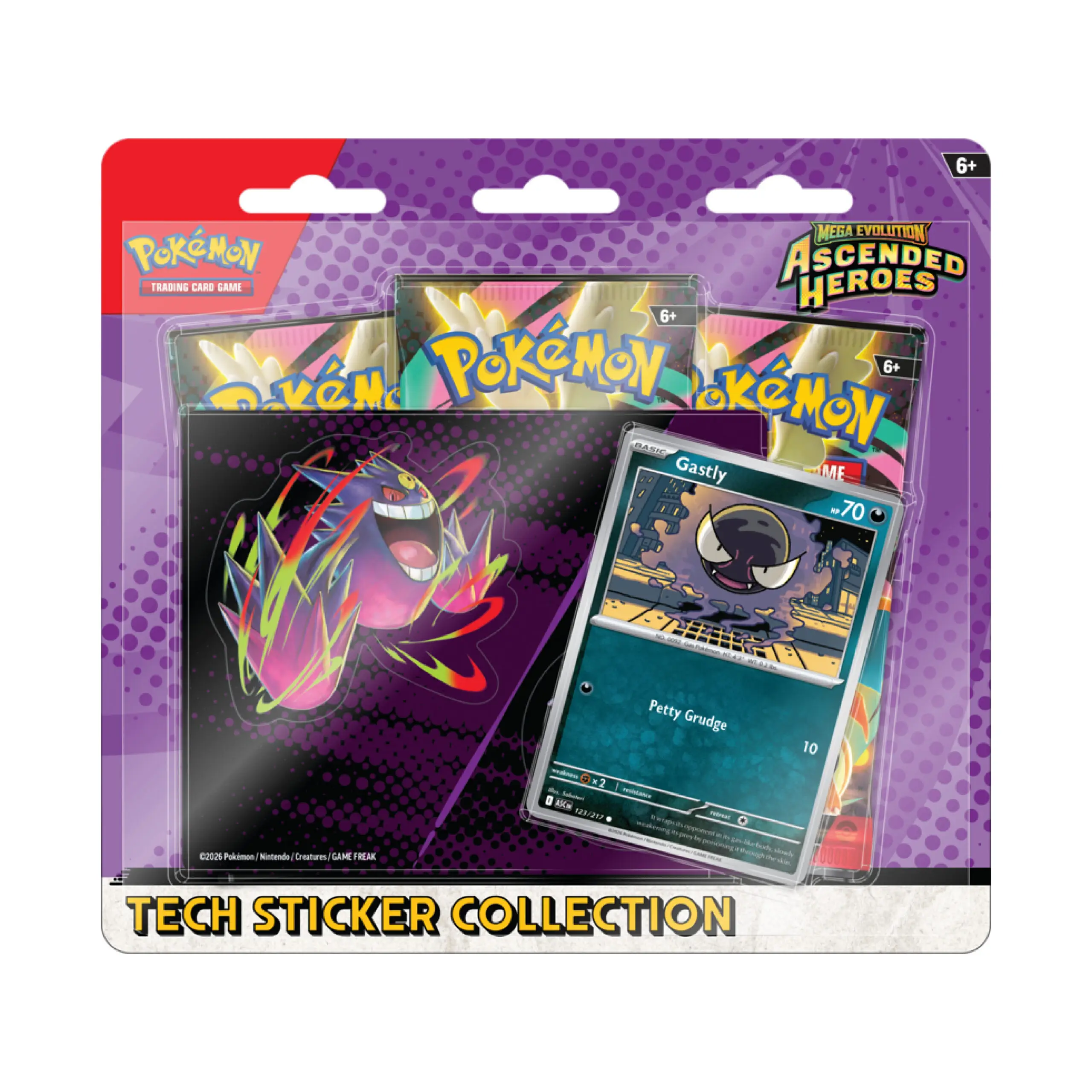 Ascended Heroes Tech Sticker Collection - Gastly Promo