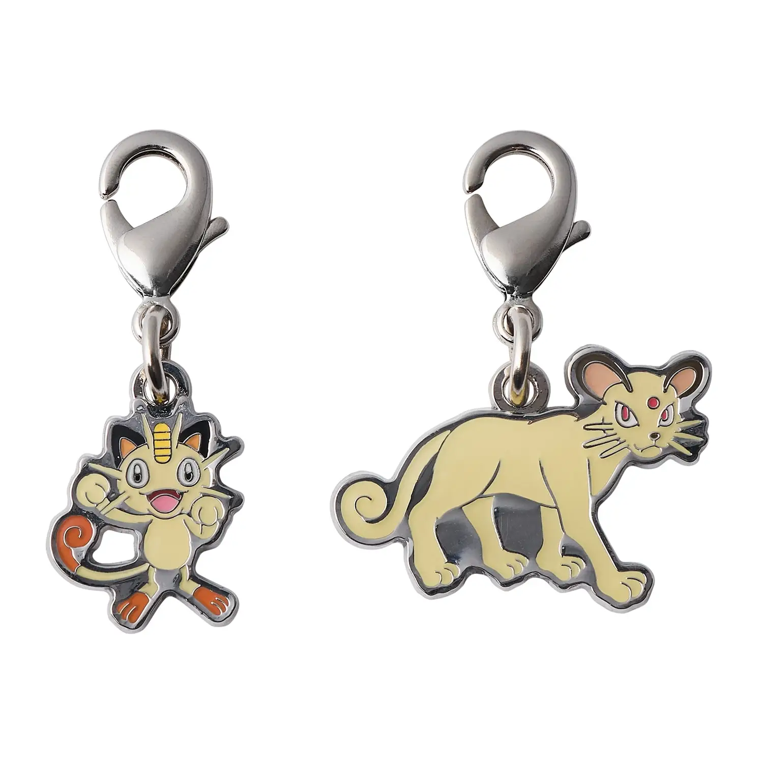 Meowth and Persian Metal Charm