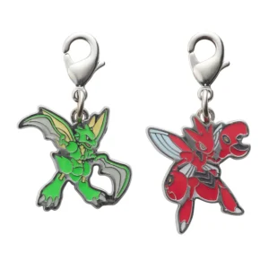 Scyther and Scizor Metal Charm