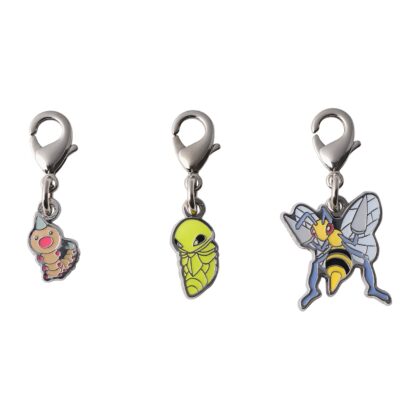 Weedle, Kakuna and Beedrill Metal Charm