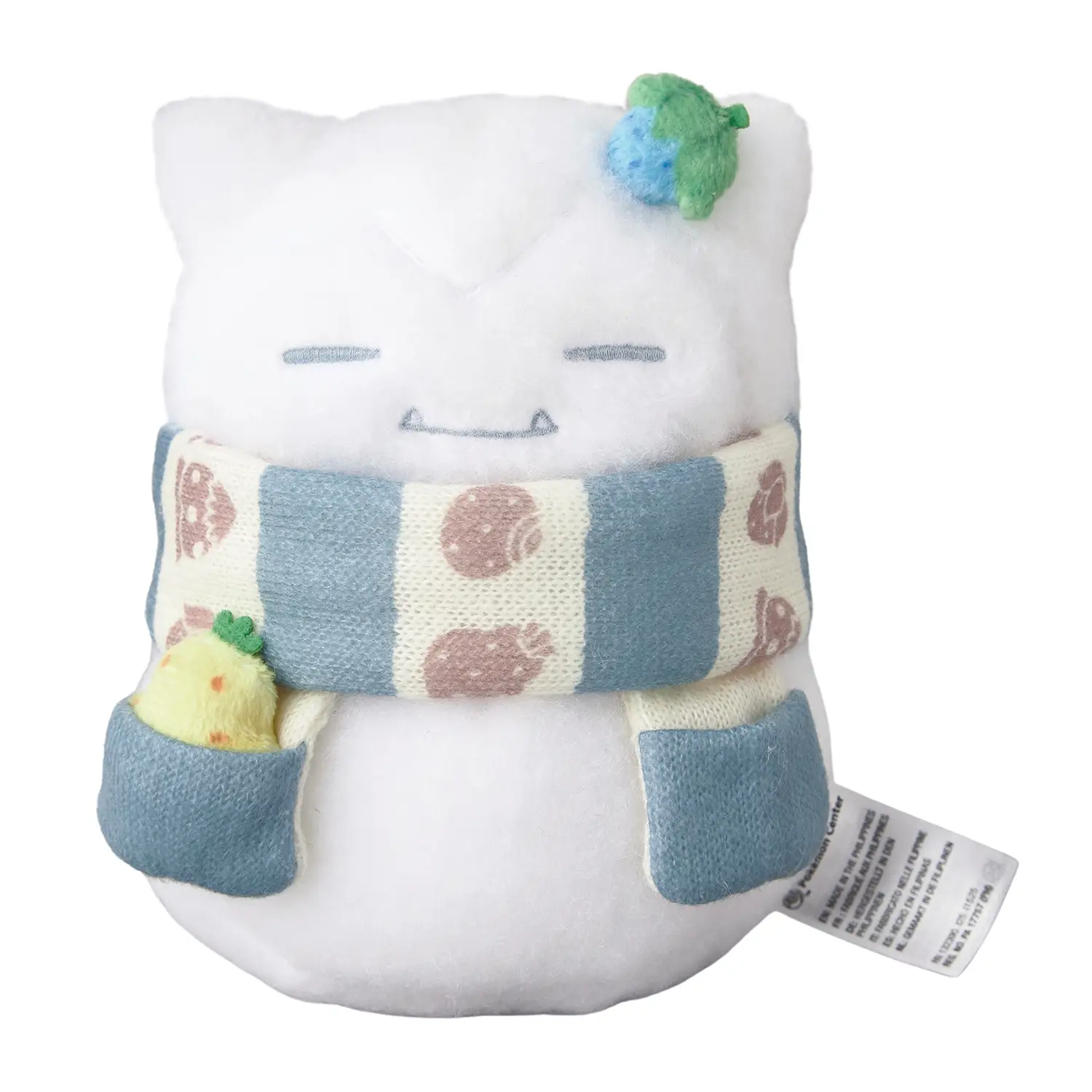 Snorlax Snowman Plush 12cm