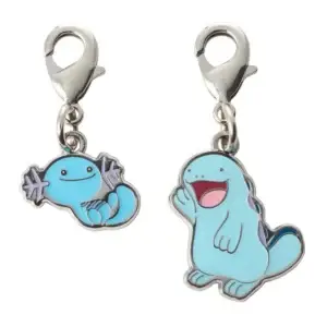 Wooper and Quagsire Metal Charm